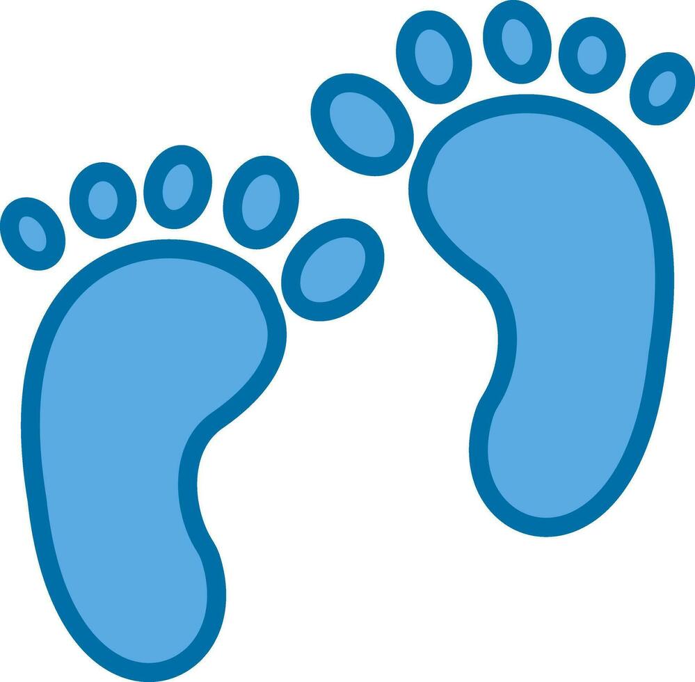 Footprint Vector Icon Design