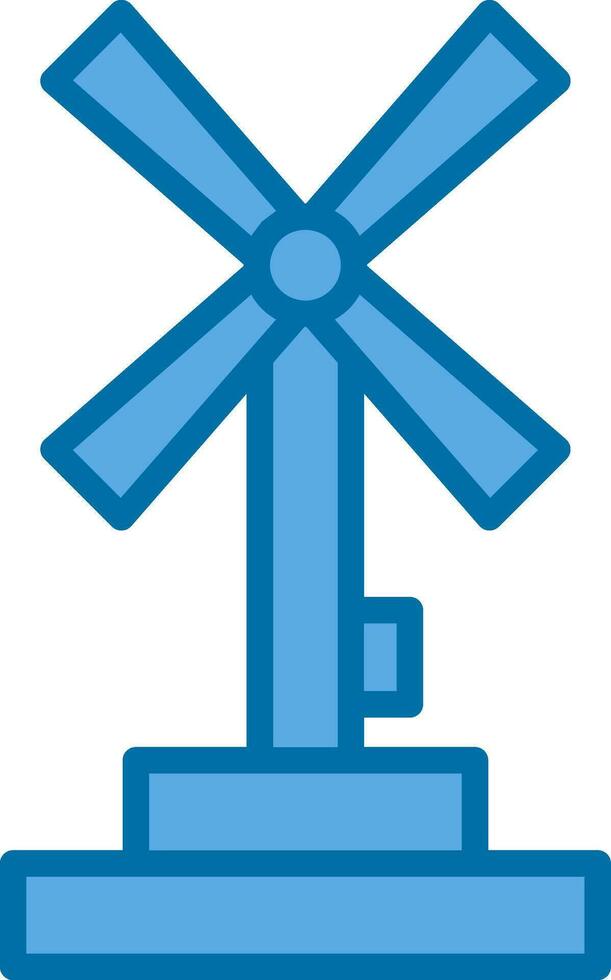 Windmill Vector Icon Design