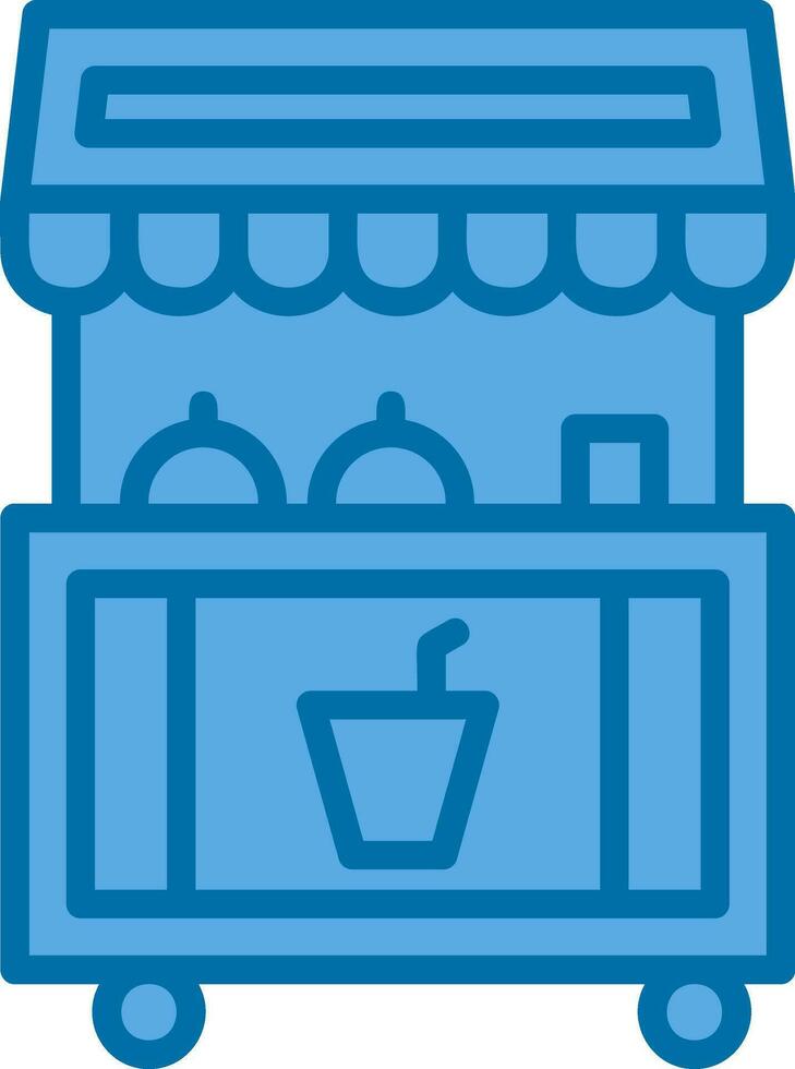 Food stand Vector Icon Design
