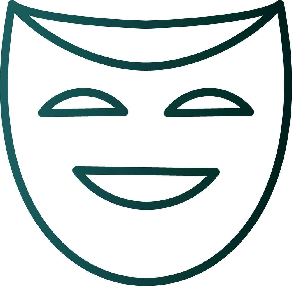 Theater masks Vector Icon Design