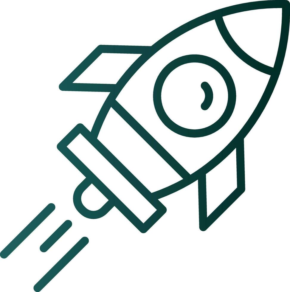 Rocket ship Vector Icon Design