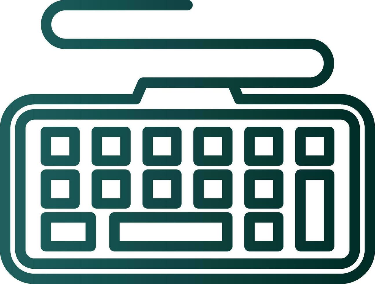 diseño de icono de vector de teclado