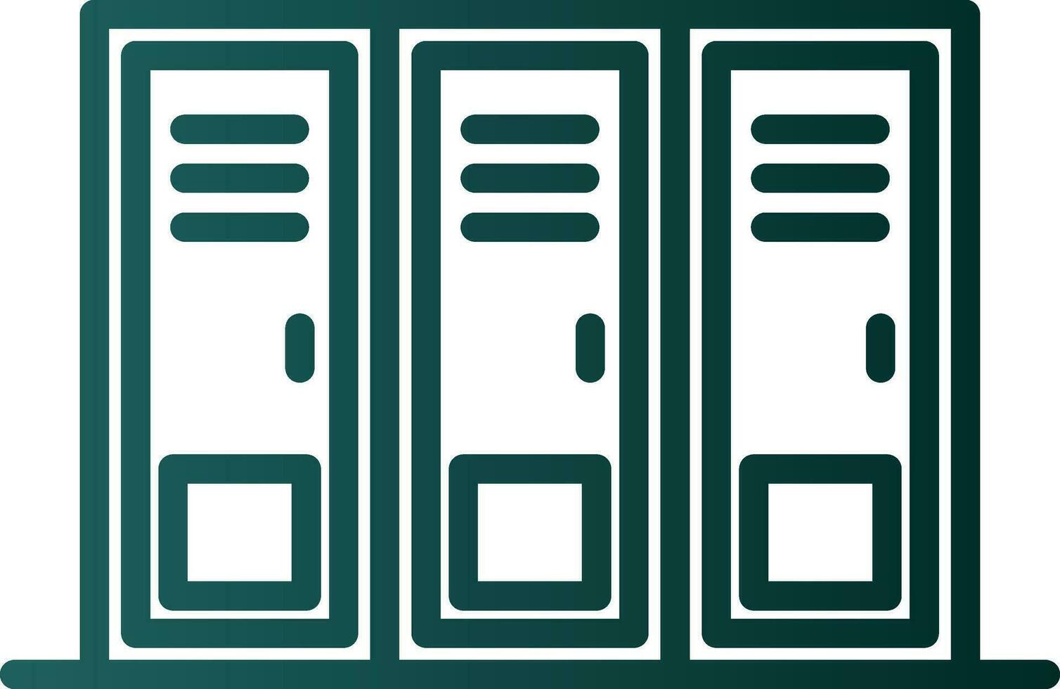 Locker Vector Icon Design