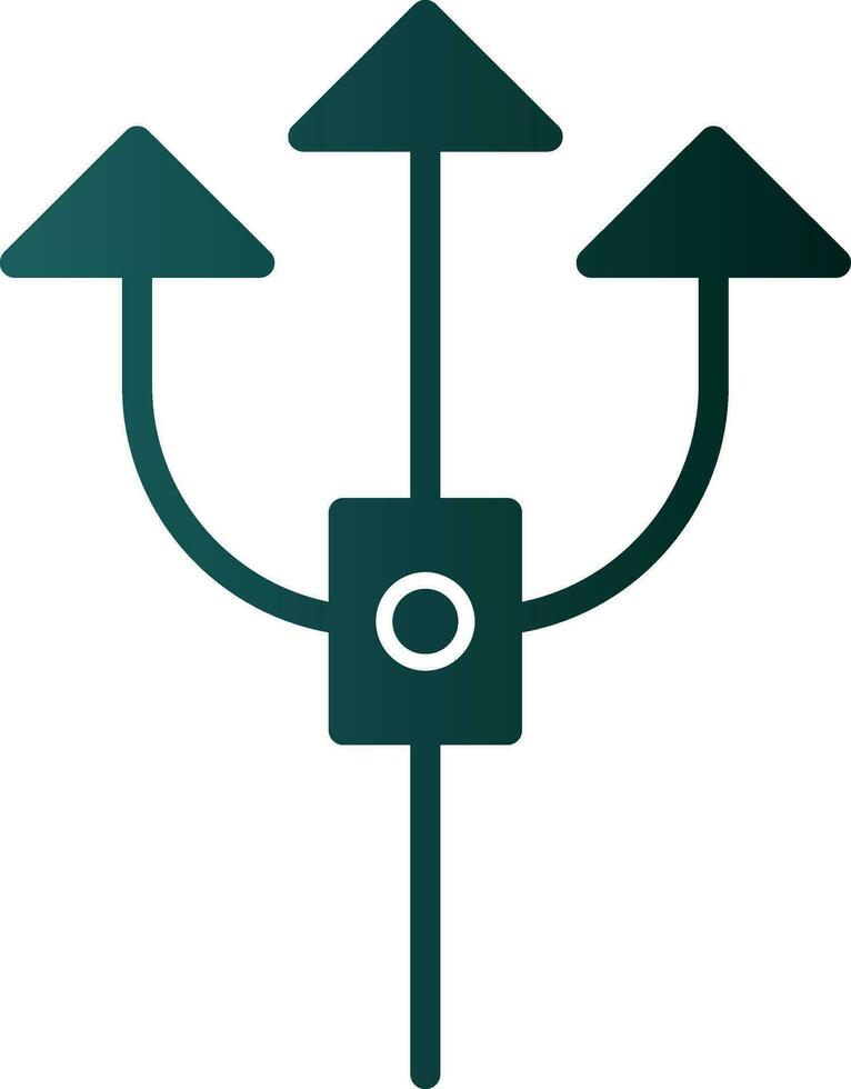 Trident Vector Icon Design