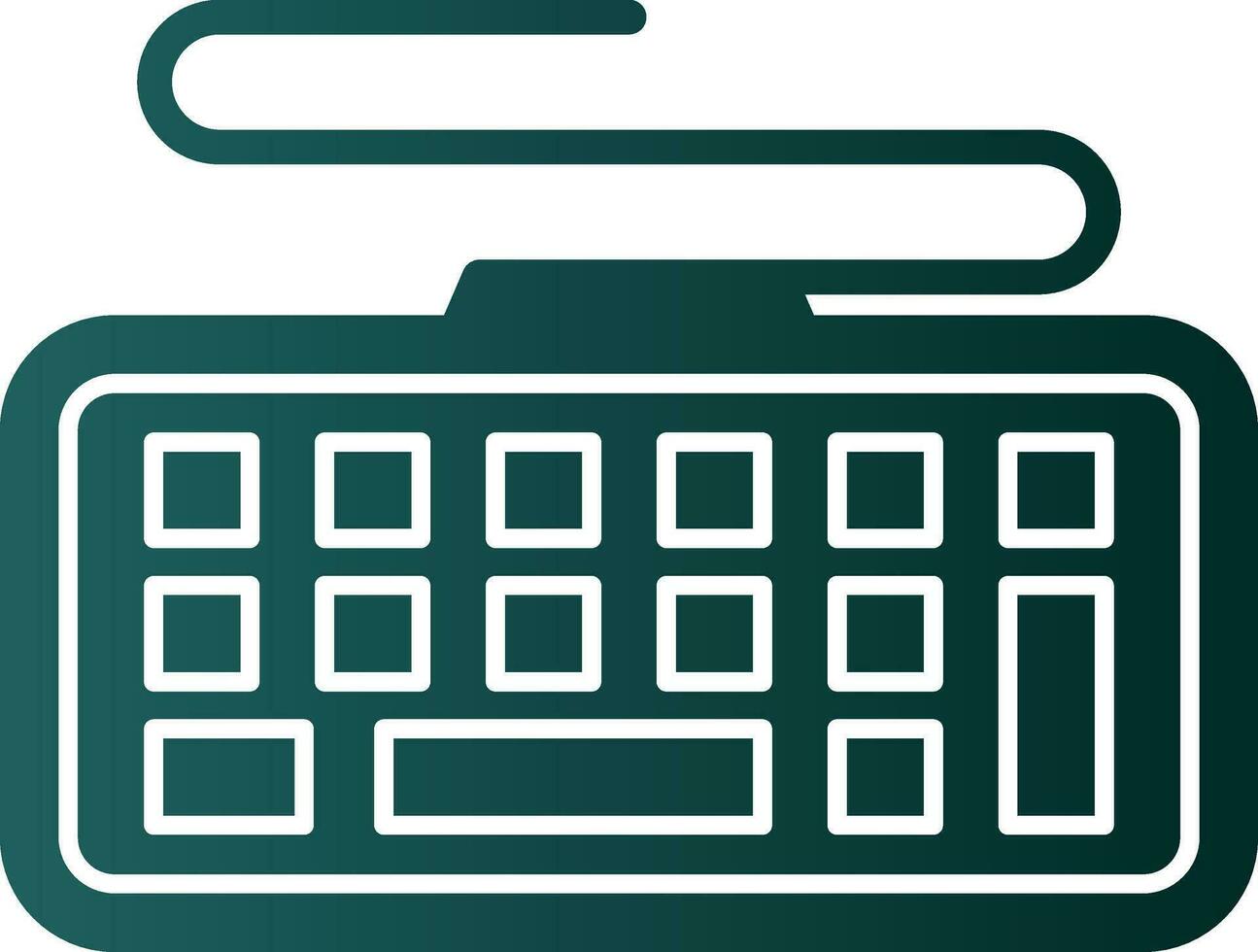 diseño de icono de vector de teclado