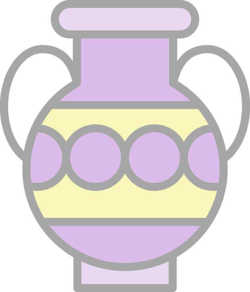 Amphora Vector Icon Design