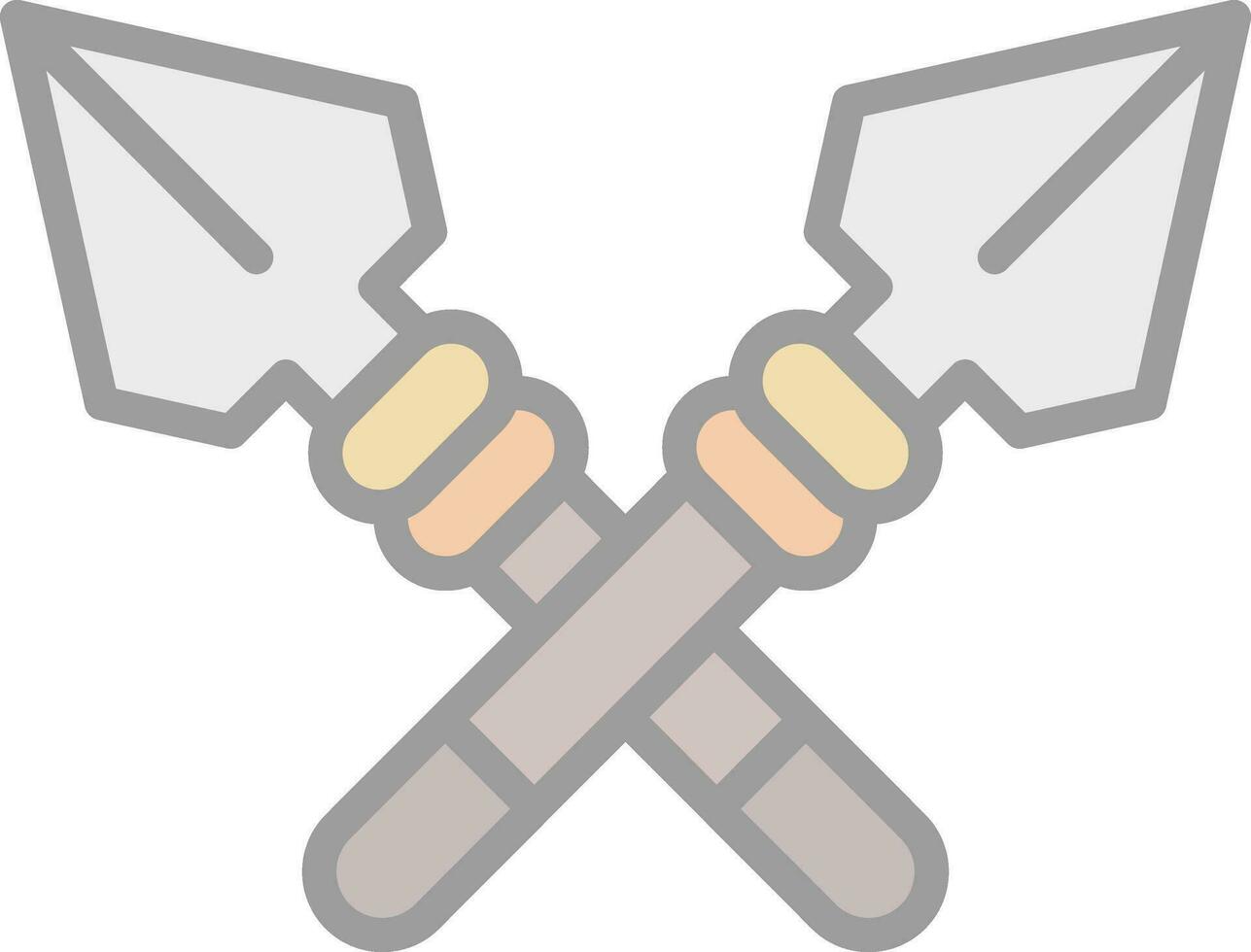 Spear Vector Icon Design