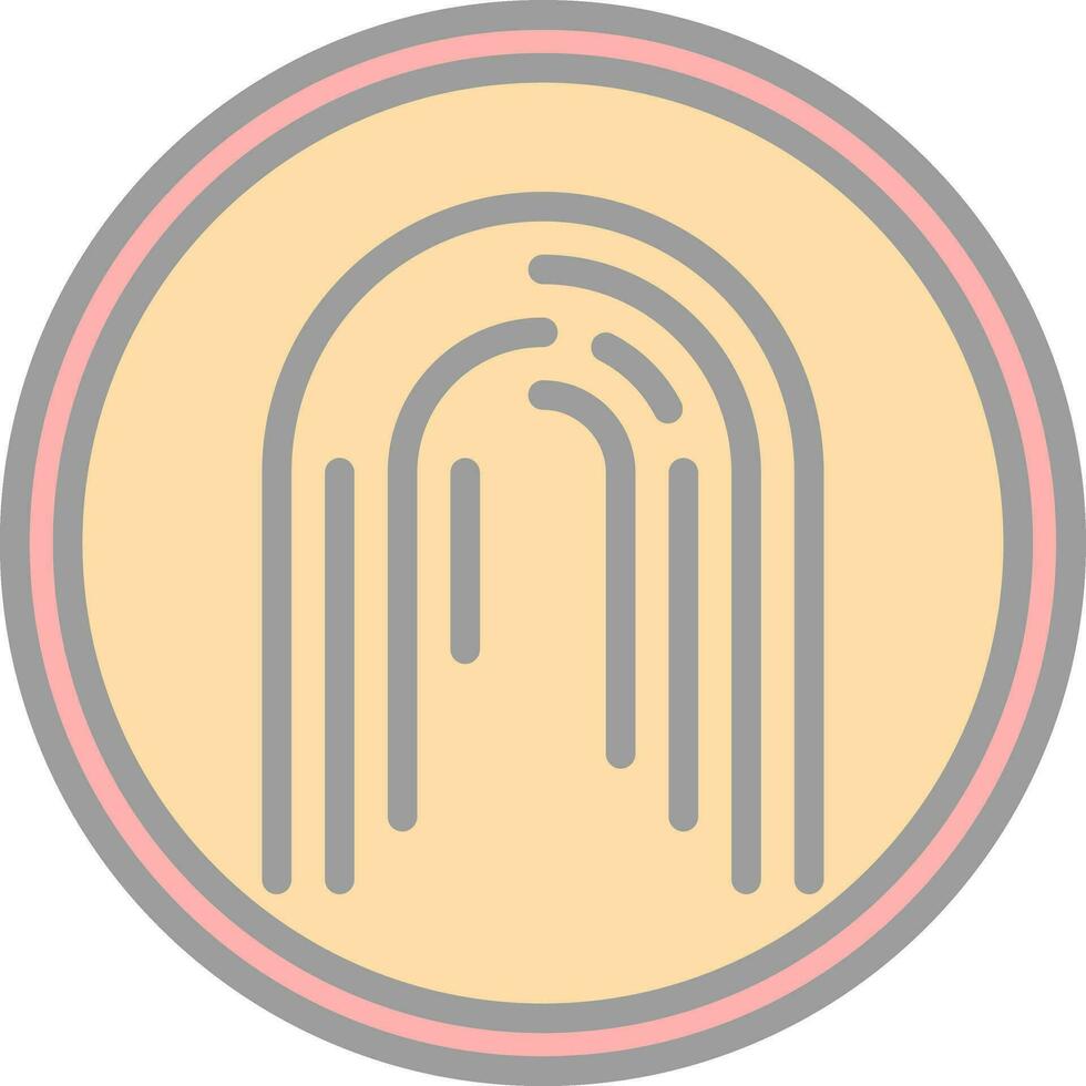 Finger print Vector Icon Design
