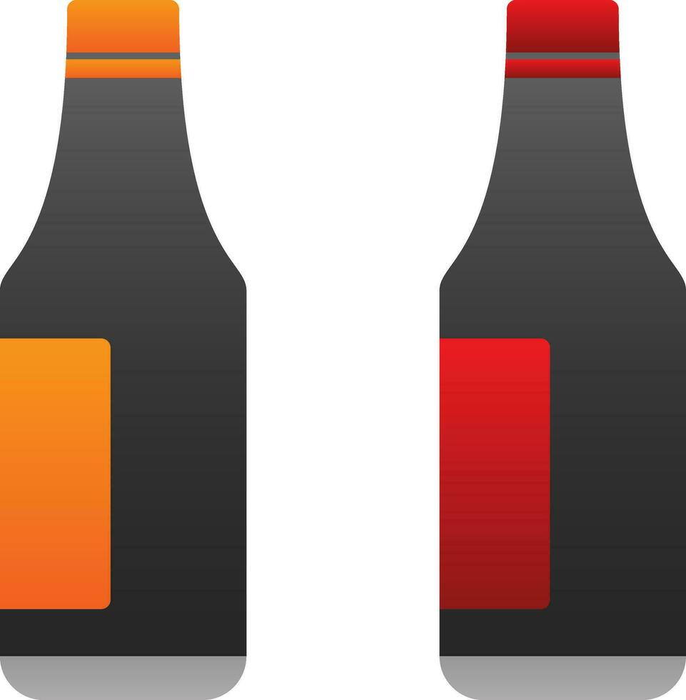 Beer bottle Vector Icon Design