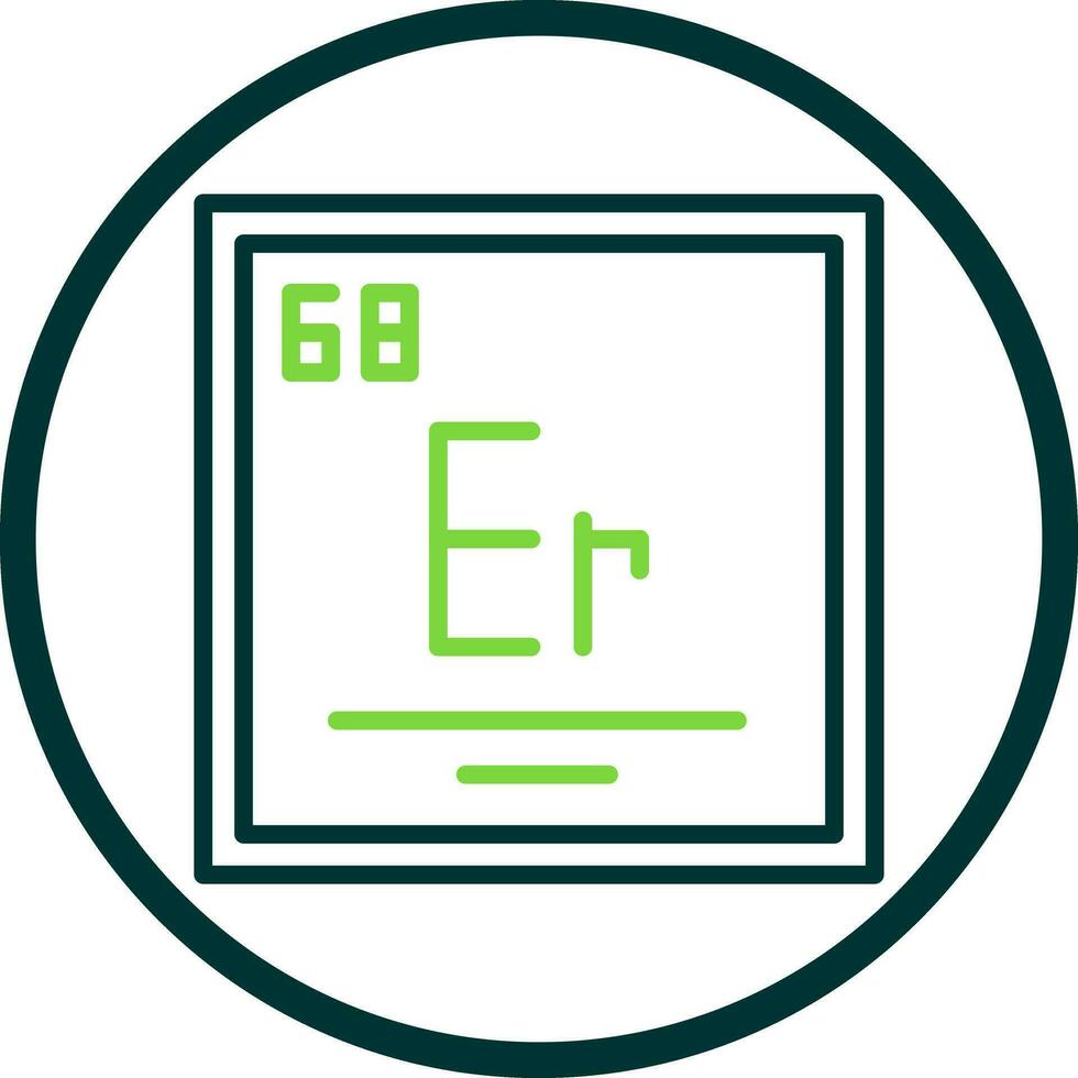 Erbium Vector Icon Design