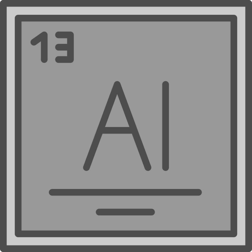 Aluminum Vector Icon Design