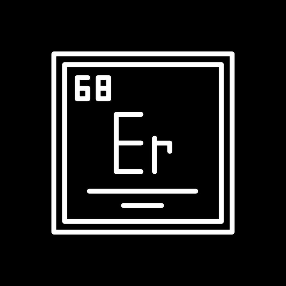 Erbium Vector Icon Design