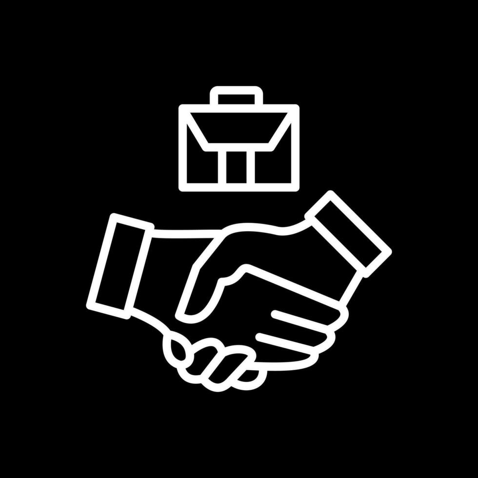 Business partnership Vector Icon Design