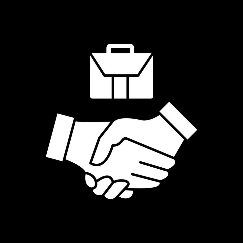 Business partnership Vector Icon Design