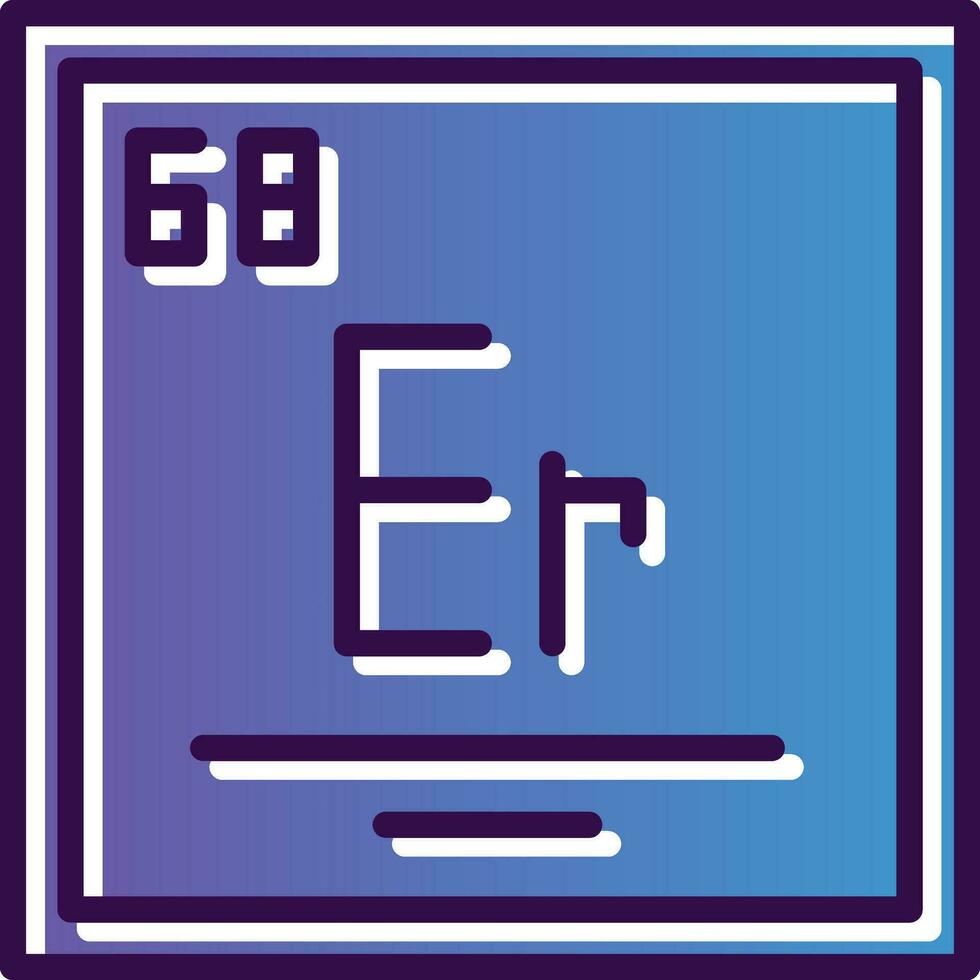 Erbium Vector Icon Design