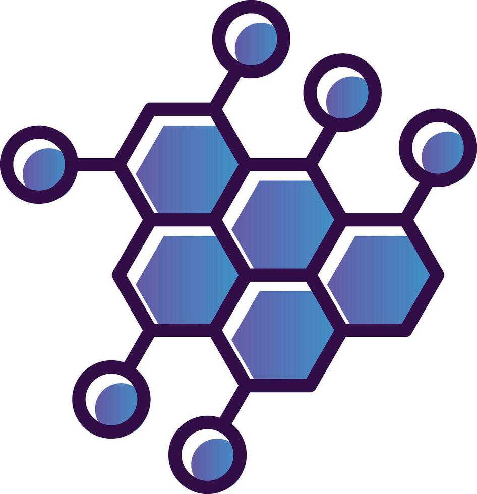 Molecule Vector Icon Design