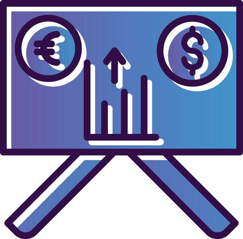 Gain Vector Icon Design