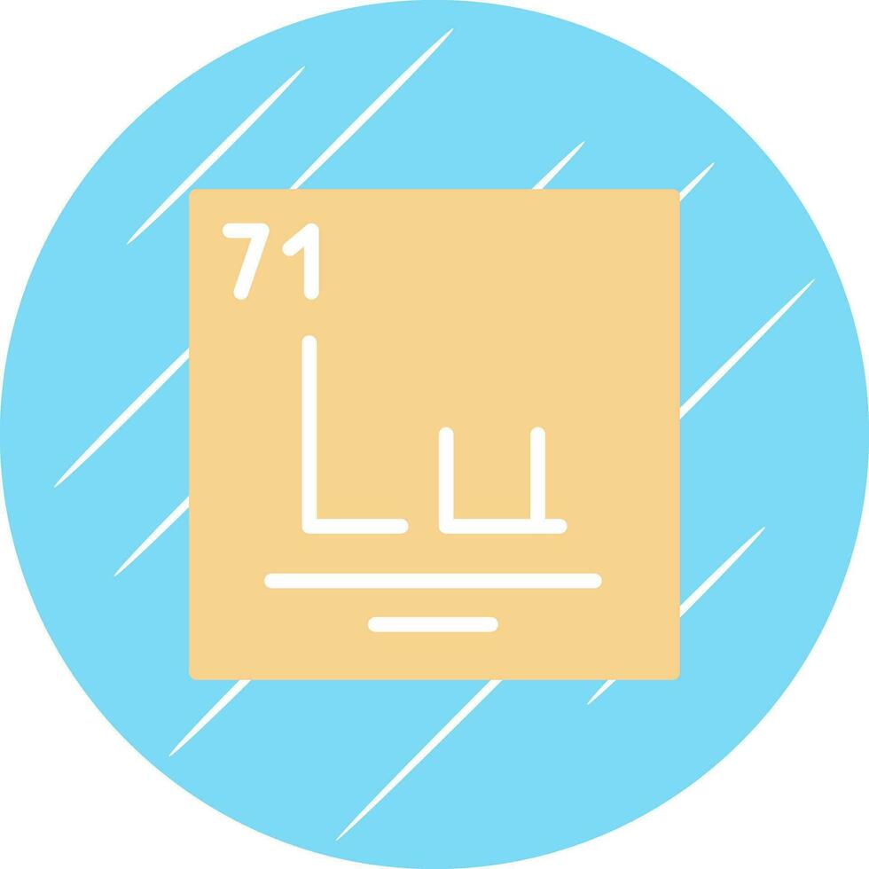 Lutetium Vector Icon Design