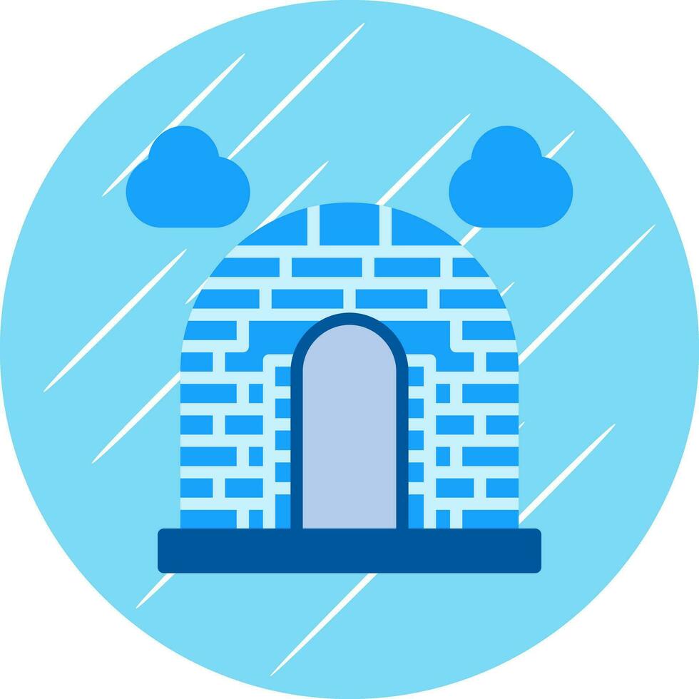 Igloo Vector Icon Design