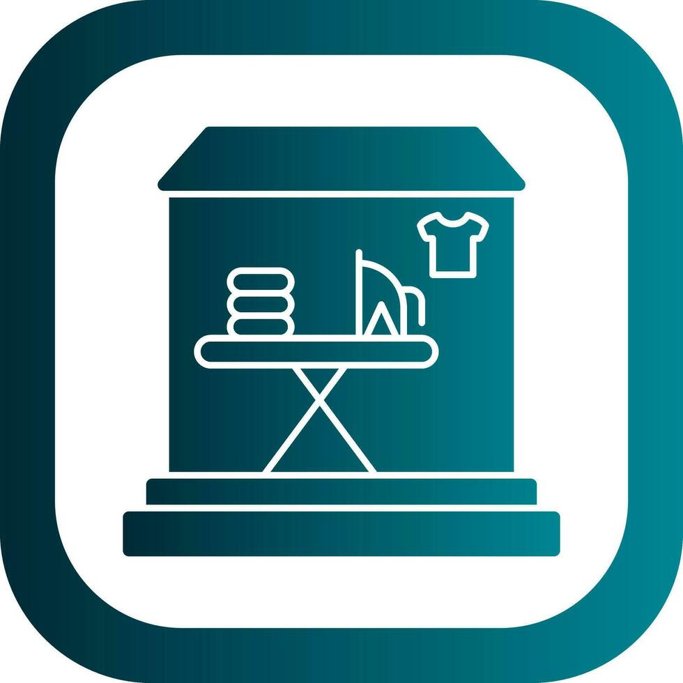 Laundry shop Vector Icon Design