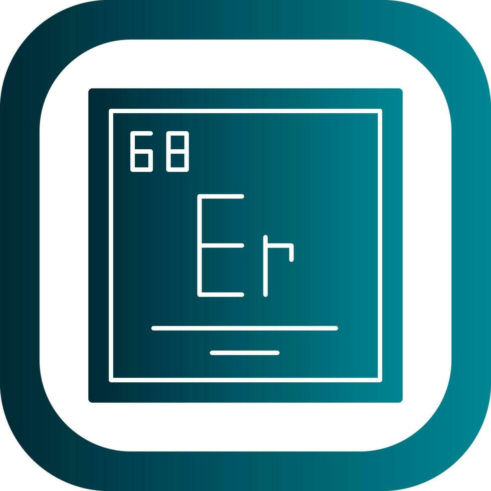 Erbium Vector Icon Design