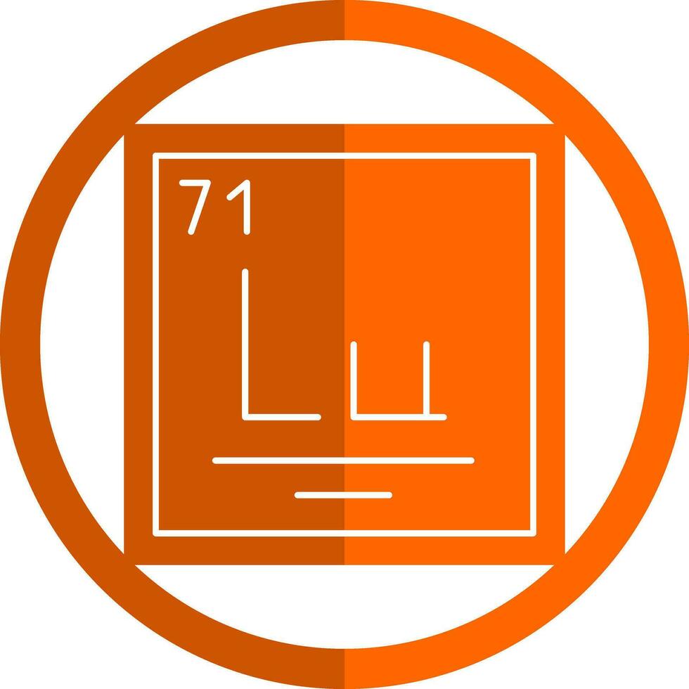 Lutetium Vector Icon Design