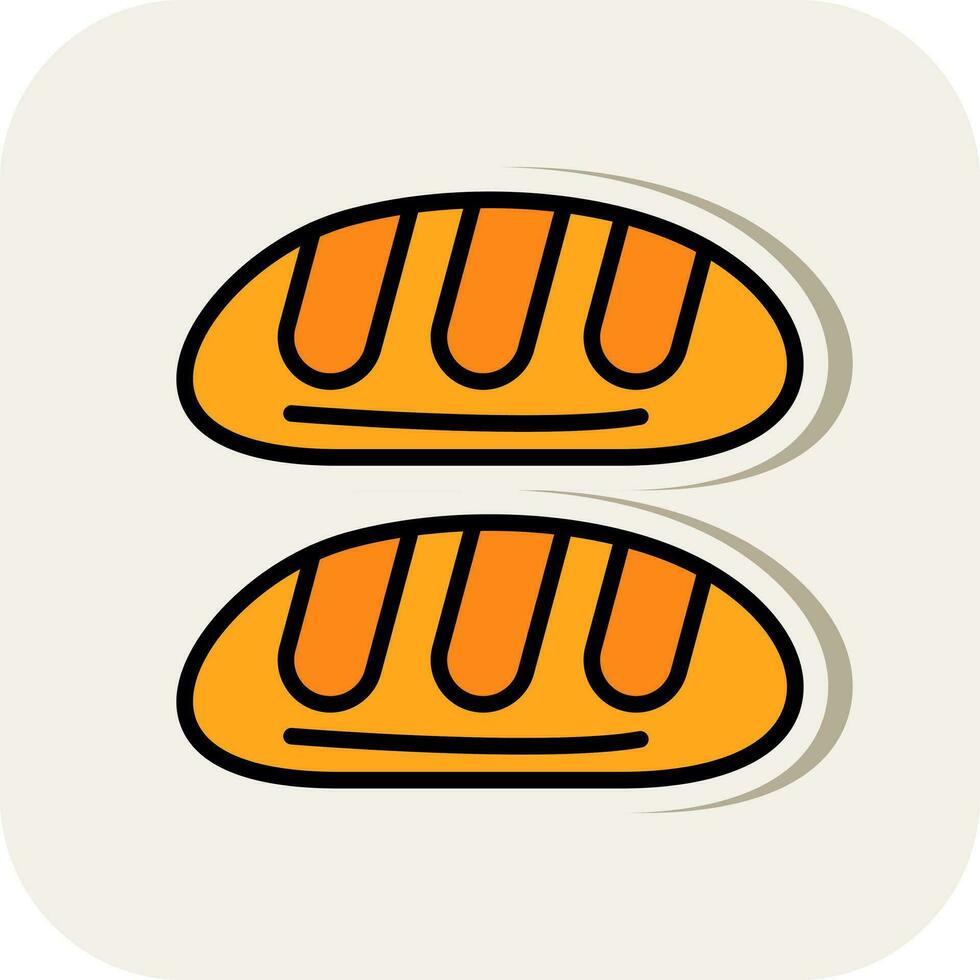 Bread Vector Icon Design