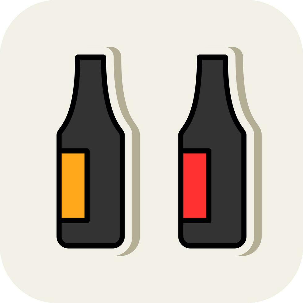 Beer bottle Vector Icon Design