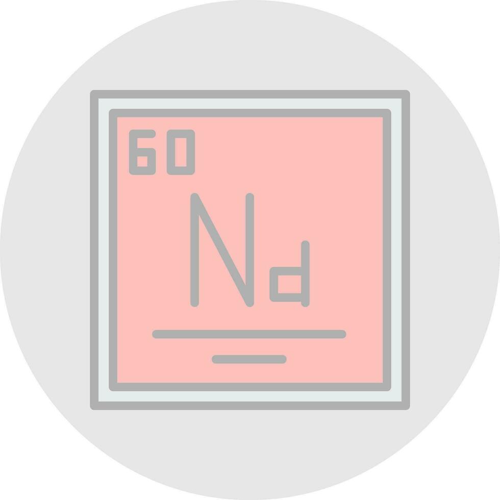 Neodymium Vector Icon Design