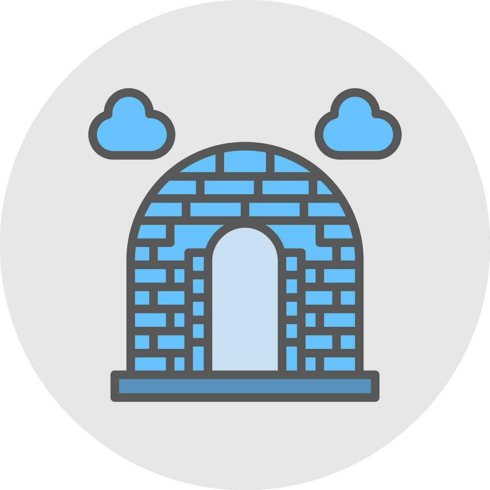 Igloo Vector Icon Design