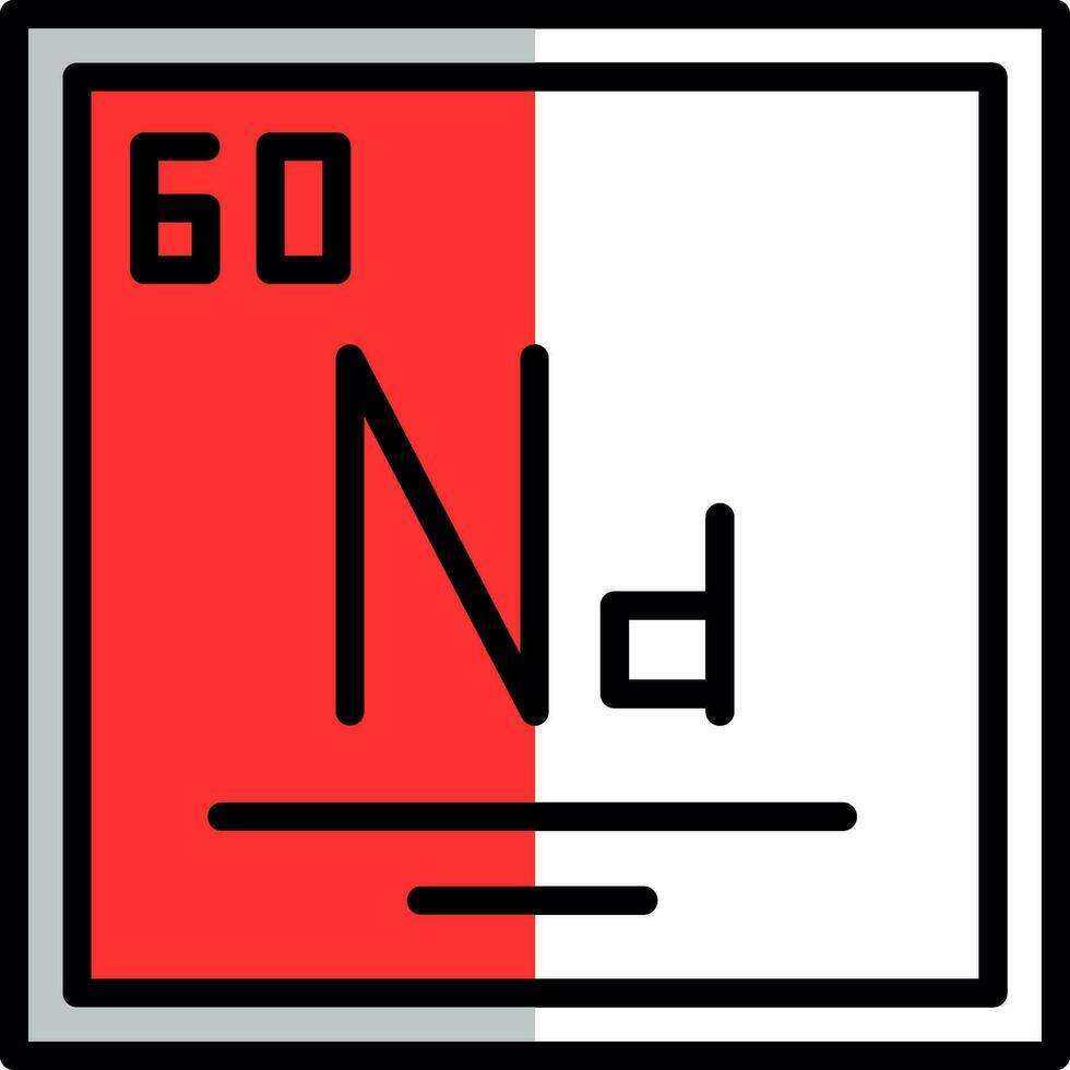 Neodymium Vector Icon Design