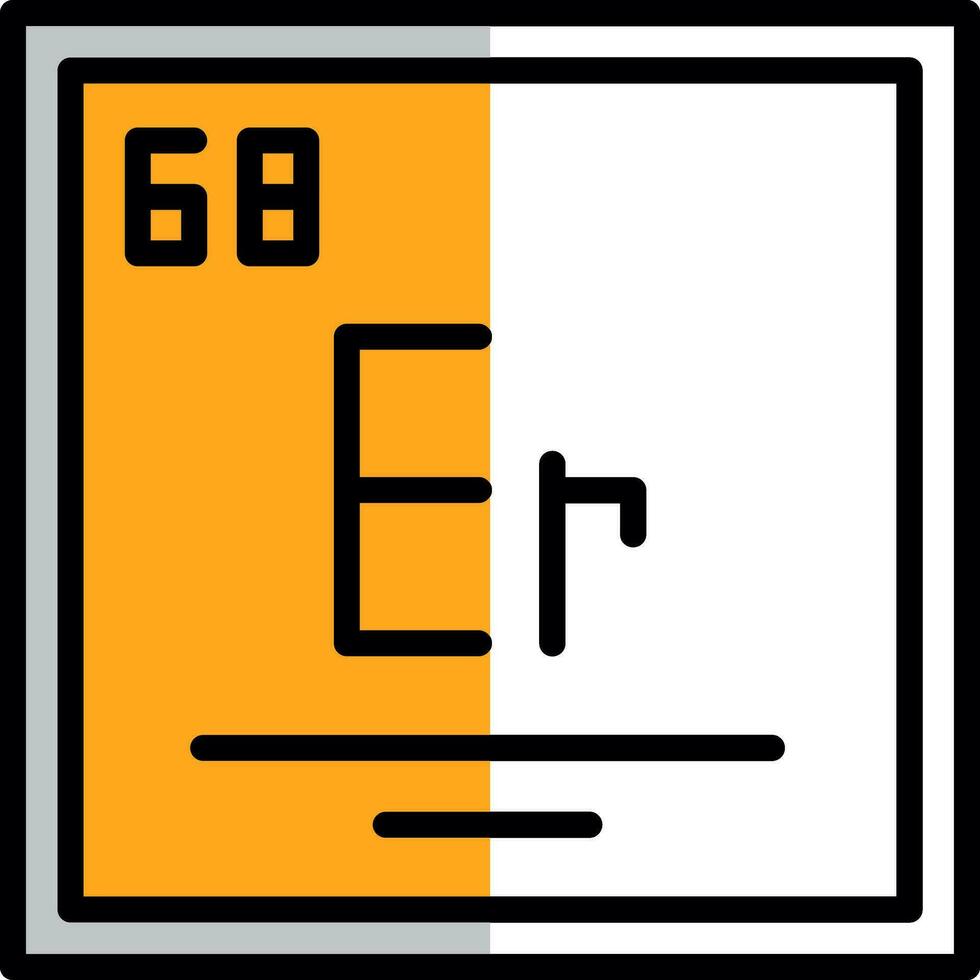 Erbium Vector Icon Design