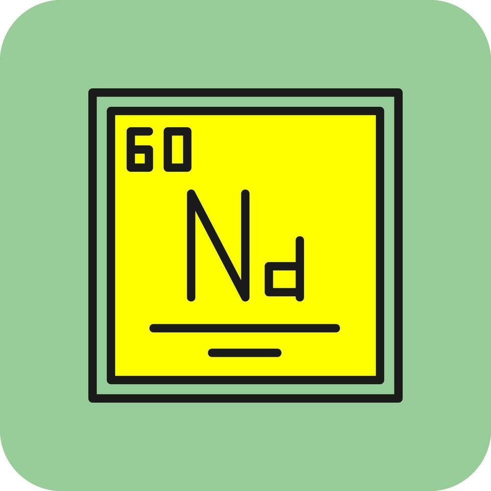 Neodymium Vector Icon Design