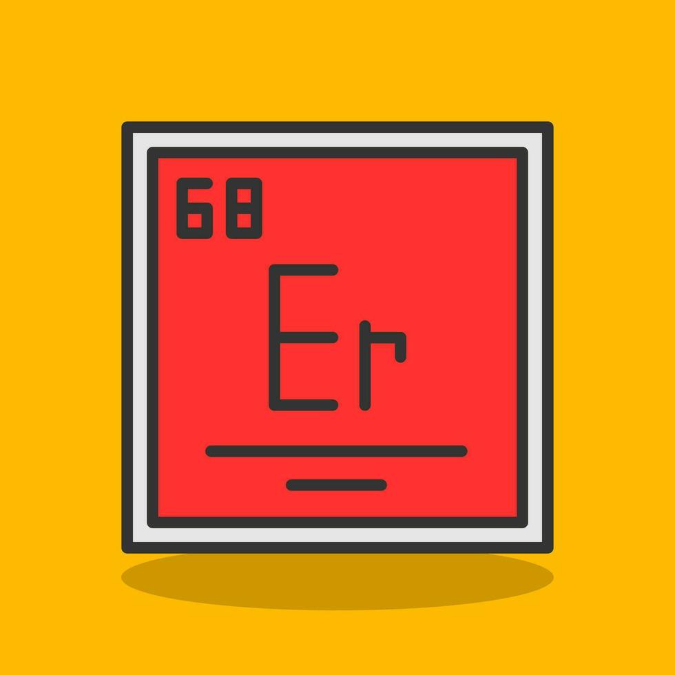 Erbium Vector Icon Design