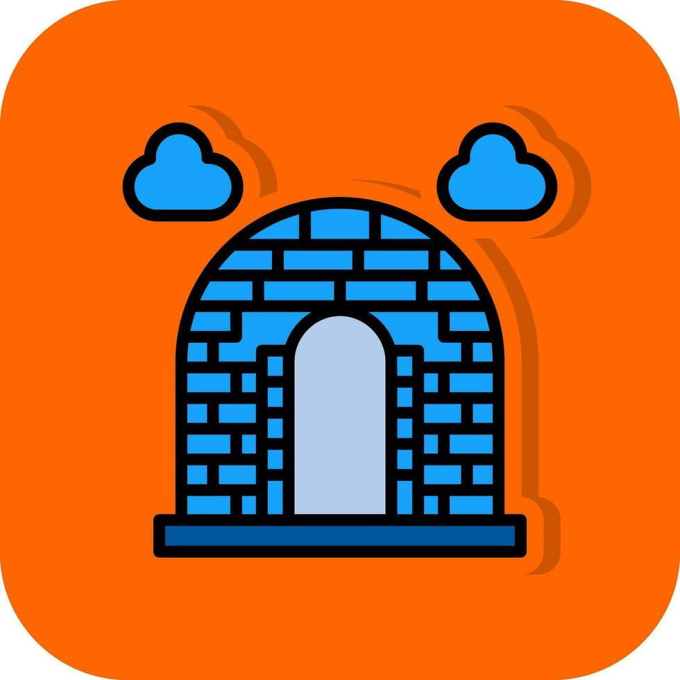 Igloo Vector Icon Design