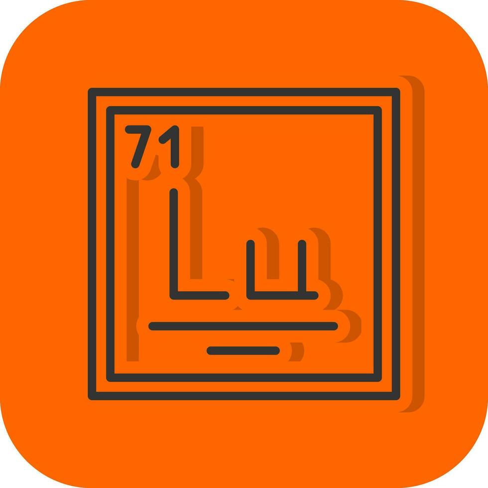 Lutetium Vector Icon Design