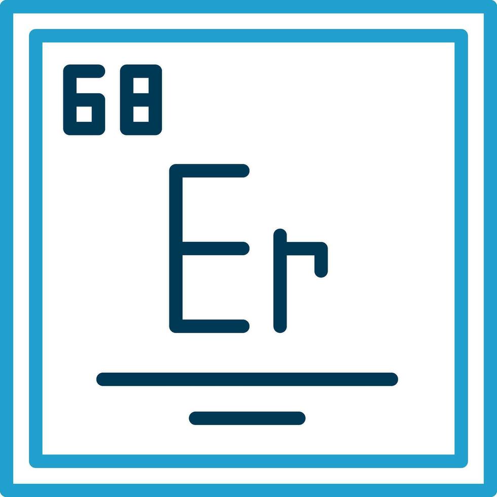 Erbium Vector Icon Design