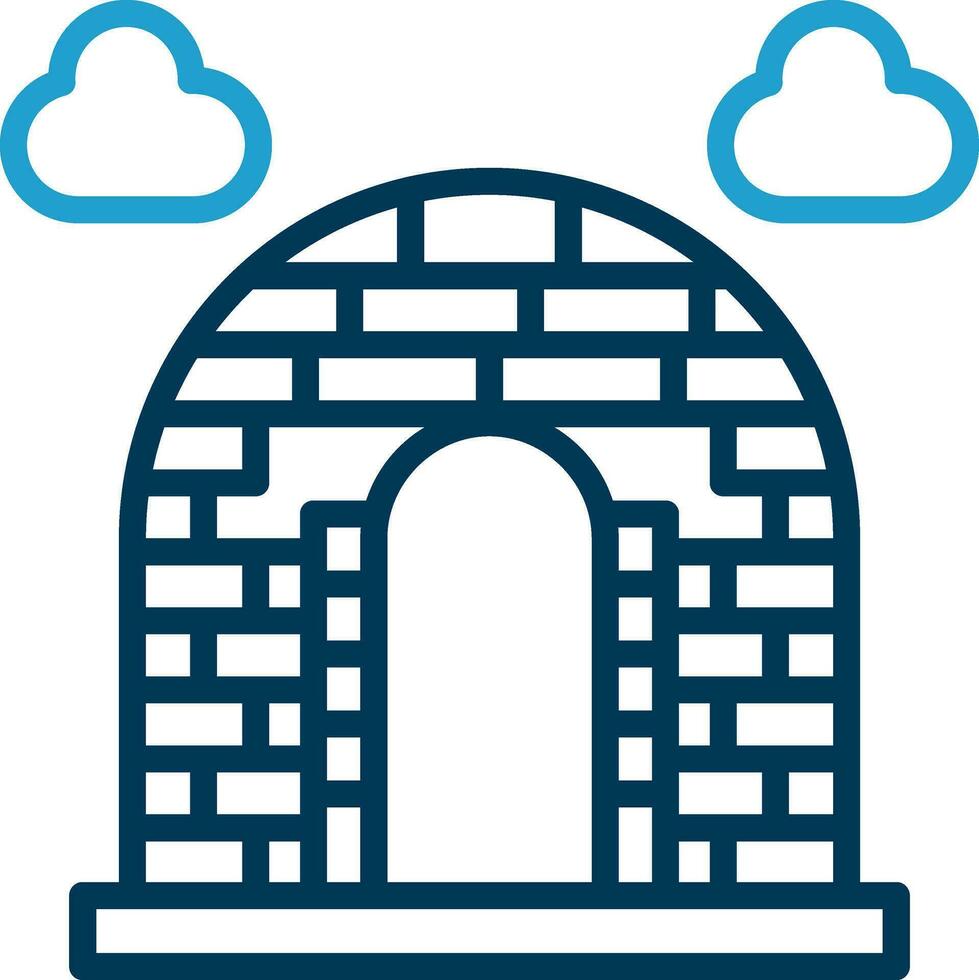 Igloo Vector Icon Design