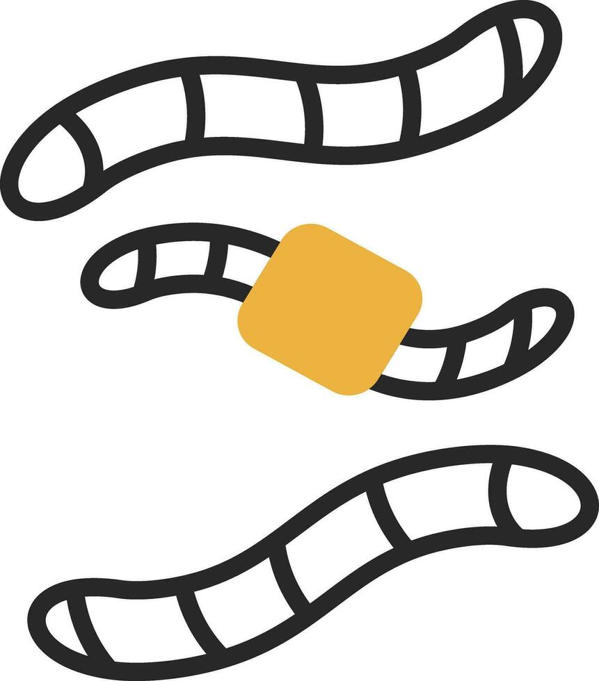 Worm Vector Icon Design