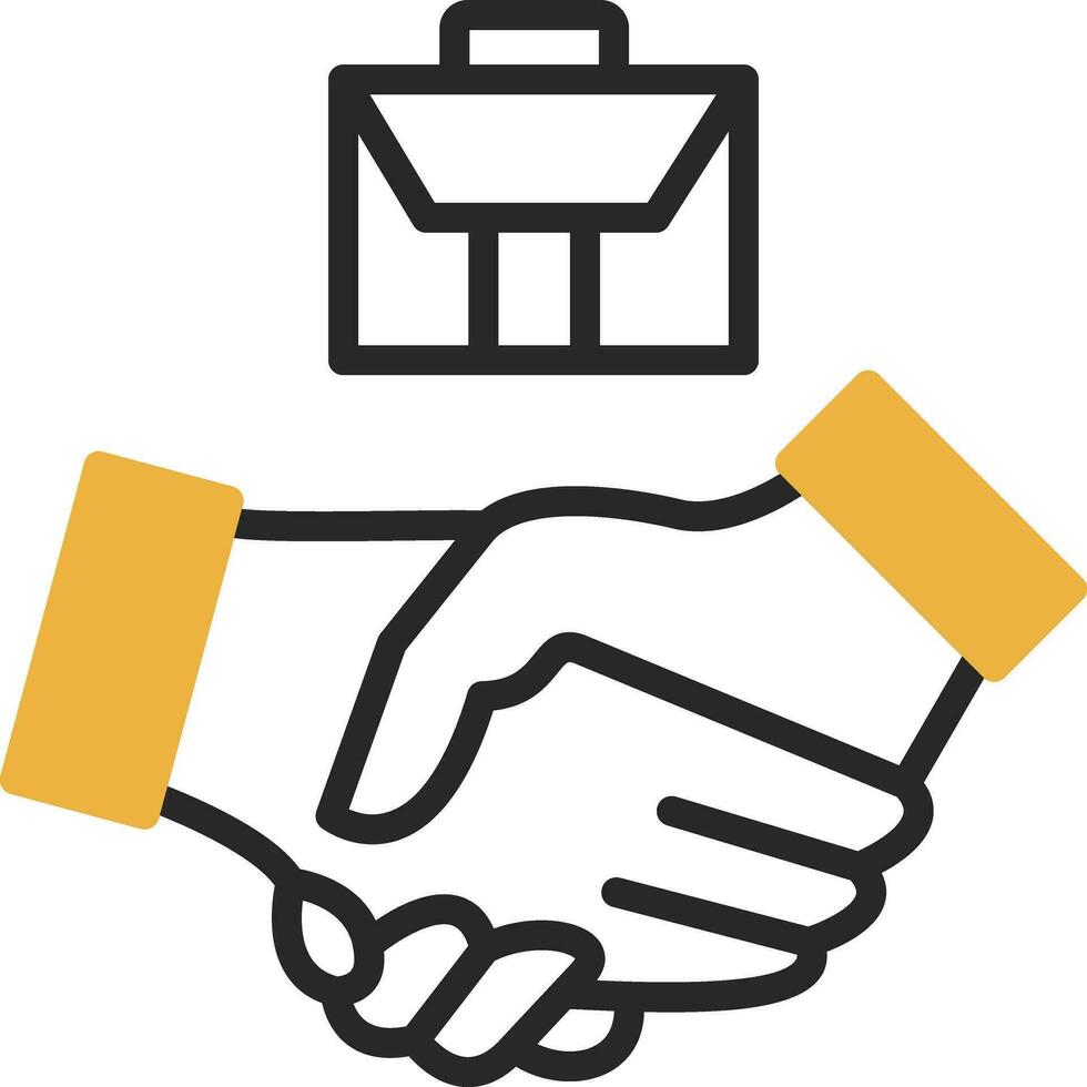 Business partnership Vector Icon Design