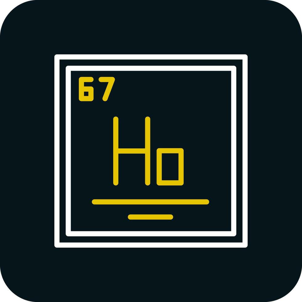 Holmium Vector Icon Design