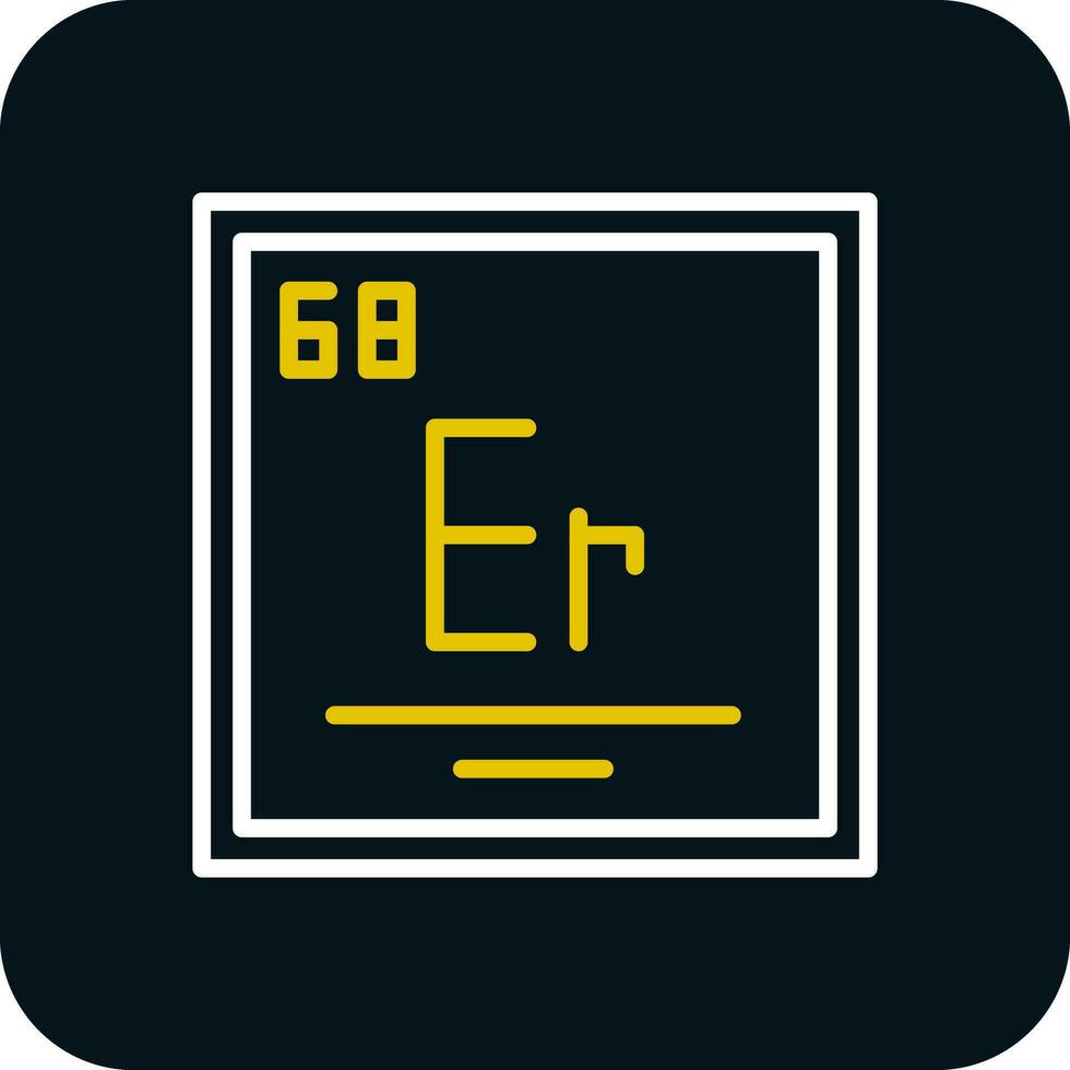 Erbium Vector Icon Design