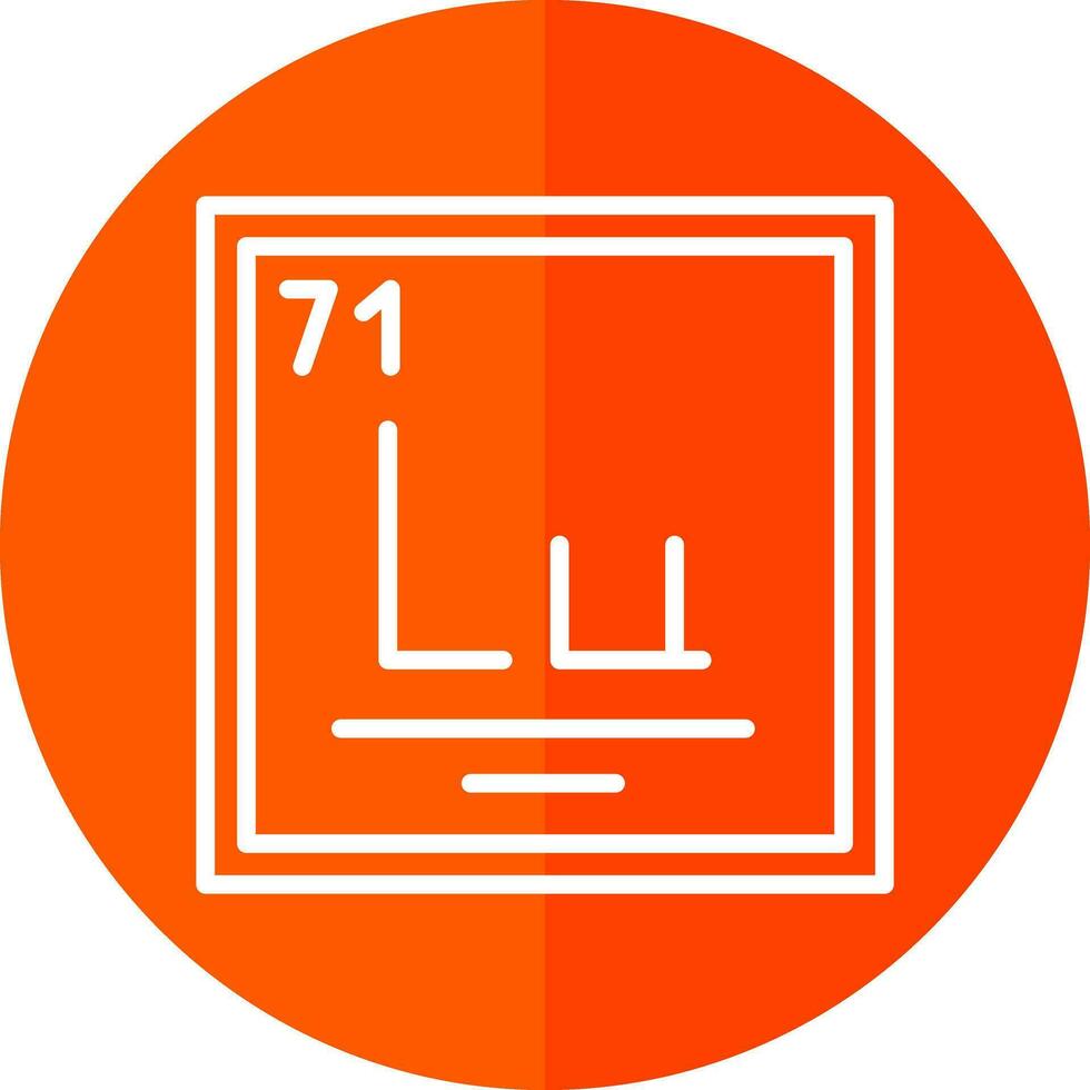 Lutetium Vector Icon Design