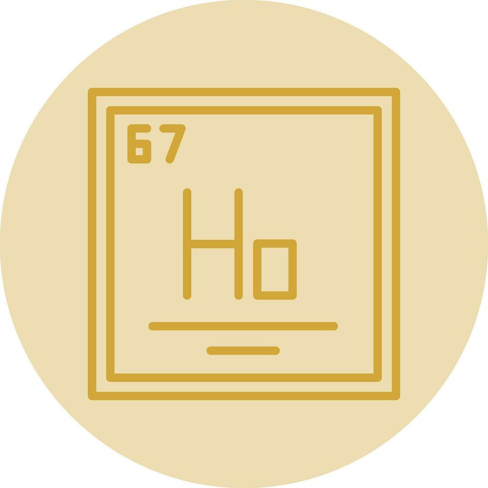 Holmium Vector Icon Design