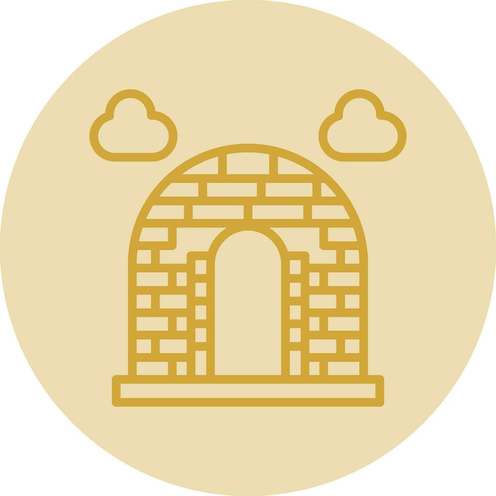 Igloo Vector Icon Design