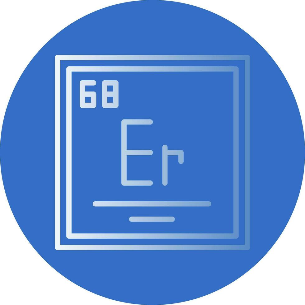 Erbium Vector Icon Design