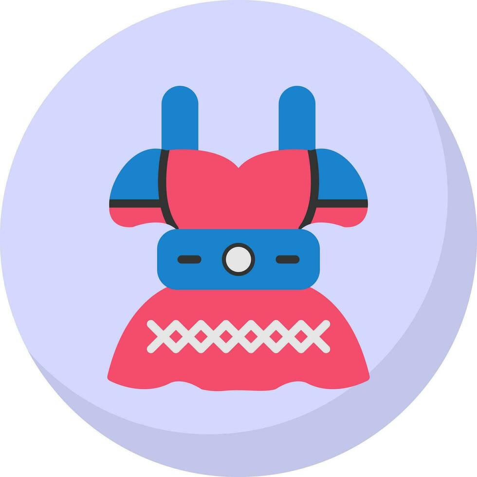 Dirndl Vector Icon Design