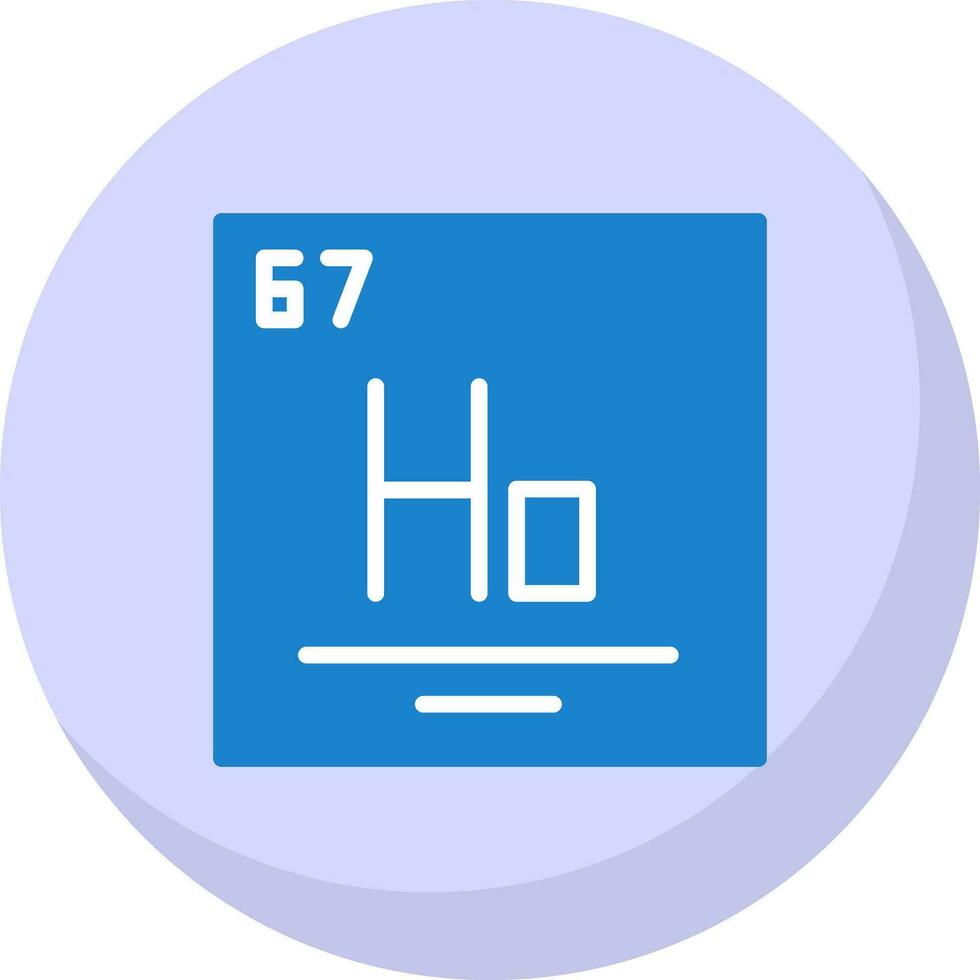 Holmium Vector Icon Design