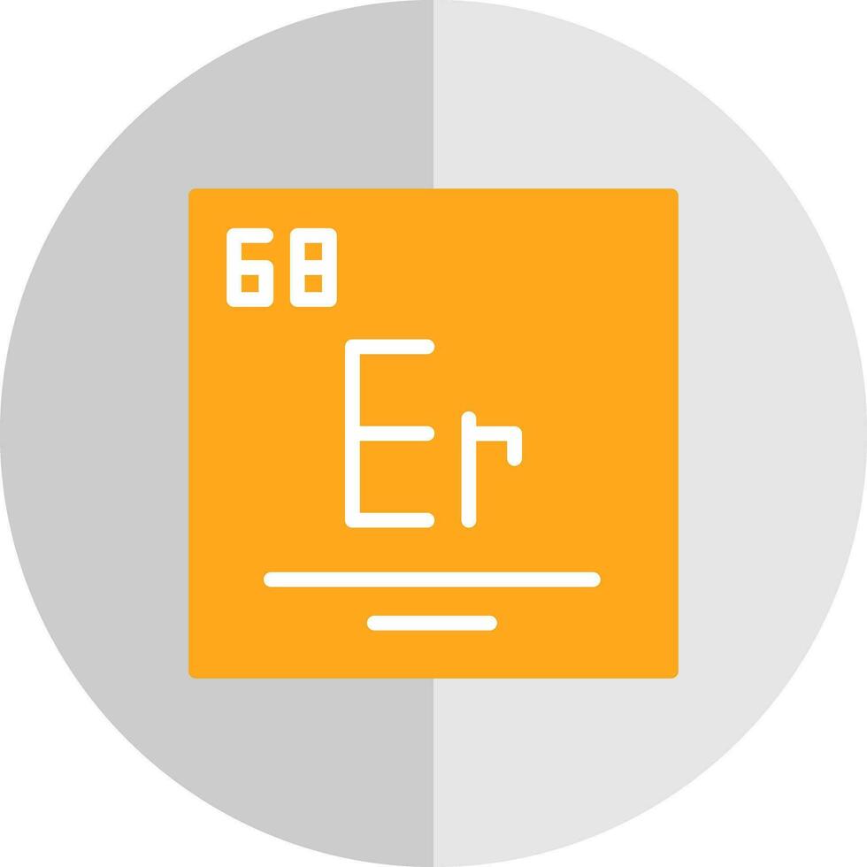 Erbium Vector Icon Design