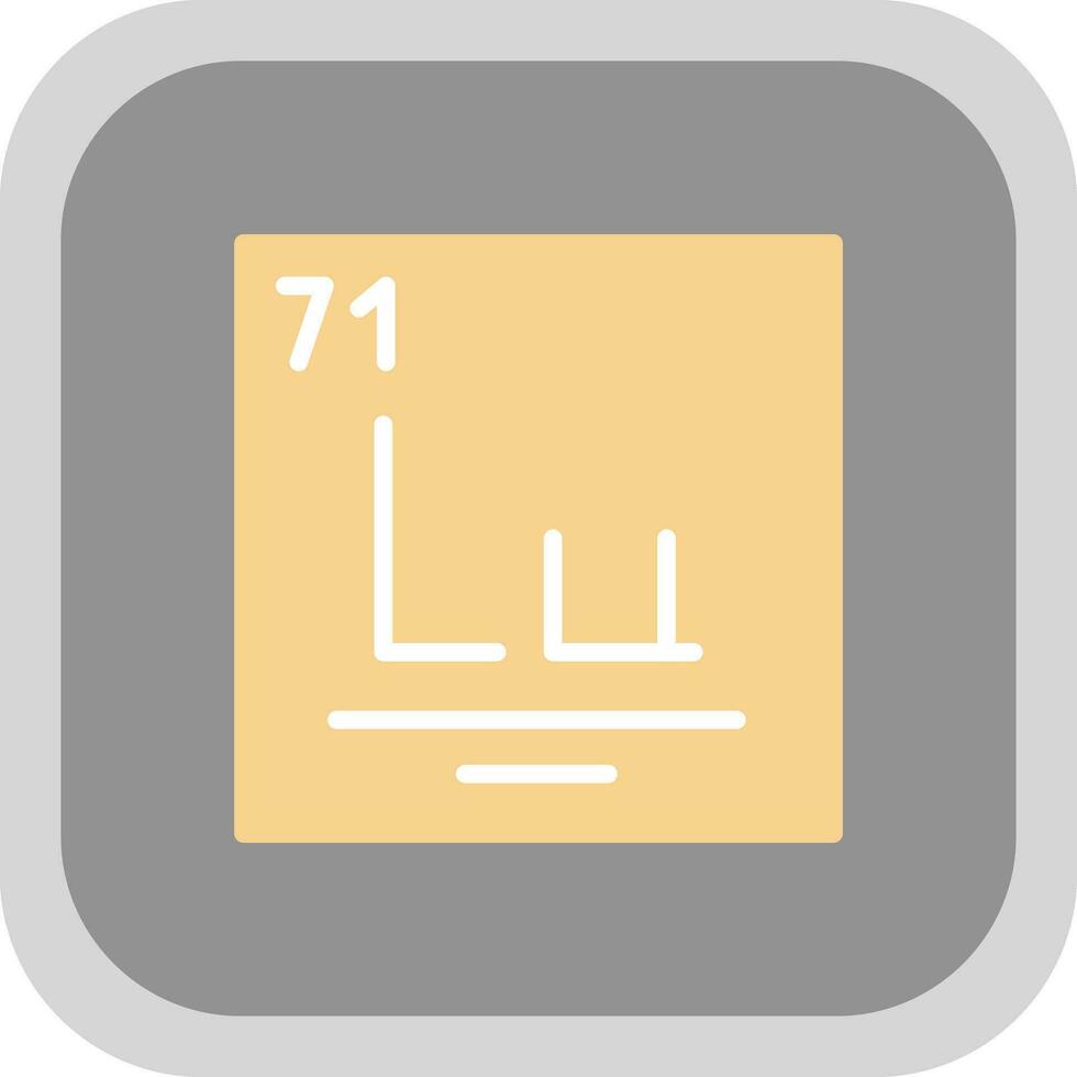 Lutetium Vector Icon Design